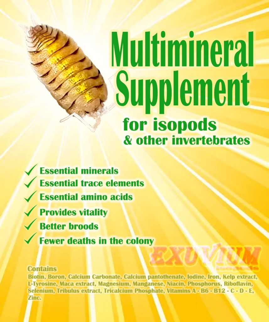multimineral supplement for isopods. In stock, for sale.